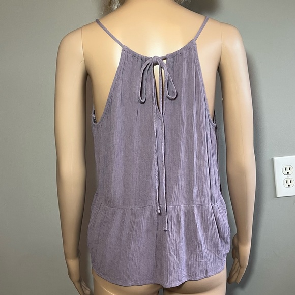 SOLD! Hippie Rose Medium Lavender Lilac Flowy Halter Boho - Picture 3 of 6